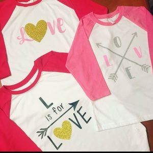 Custom vday shirt. Can add name at bottom as well